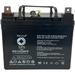 SPS Brand 12V 35Ah Replacement battery (SG12350) for Lawn Mower Yard Man X694G