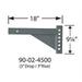 Fastway 90-02-4500 3 Drop/7 Rise x 18 Length (T18) Adjustable Shank