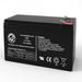 Embassy 12CE7.5 T1 12V 7Ah Sealed Lead Acid Battery - This Is an AJC Brand Replacement