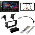 KIT4938 Bundle for 2012-2015 Toyota Prius W/ Pioneer Double DIN Car Stereo with Bluetooth/Backup Camera/Installation Kit/in-Dash DVD/CD AM/FM 6.2 WVGA Touchscreen Digital Media Receiver