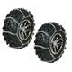 Raider REAR ATV Tire Chains - PAIR compatible with Honda TRX250R Fourtrax 1986 1987 1988 1989