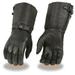 Milwaukee Leather SH859 Women s Black Deerskin Leather Thermal Lined Gauntlet Gloves Small