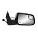 62175G - Fit System Passenger Side Mirror for 2014 Chevrolet Equinox LT GMC Terrain textured black w/ chrome cover spot Mirror foldaway w/o memory Heated Power