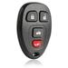 KeylessOption replacement fob for Buick/Cadillac/Chevrolet (15912859) 4-button remote key fob w/ trunk release