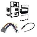 CAR CD STEREO RECEIVER DASH INSTALL MOUNTING KIT WIRE HARNESS AND RADIO ANTENNA CHRYSLER 2005 - 2007