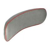 Backrest - Curved Vinyl Gray with Red Trim fits Massey Ferguson 95 Super 90 90 1019810M91