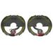 New 12 X 2 Mobile Home Trailer Electric Brake Assembly 1 Pair/2.65 Center Hole - 21011