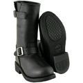 Xelement 2440 Women s Classic Black Leather Advanced Engineer Motorcycle Biker Boots 8