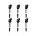 Set of 6 Ignition Coils Compatible with 2014-2016 BMW M235i L6 3.0L Replacement for UF667 12137550012