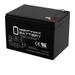 12V 12AH F2 Battery Replaces EV Rider S34-FD TranSport