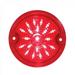 21 LED 3 1/4 Harley Signal Light w/ 1157 Plug - Red LED/Red Lens