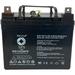 SPS Brand 12V 35Ah Replacement battery (SG12350) for Lawn Mower Zipper TS-18