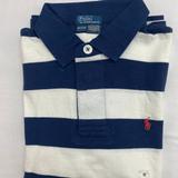 Polo By Ralph Lauren Shirts & Tops | Boy's Rugby Polo Shirt Long Sleeve M 12/14 | Color: Blue/White | Size: Mb