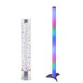 Bubble Tube Tank with Remote Control Night Mood Light Aquarium & LED Colour Changing Rocket Light Tube with Remote 100cm Dimmable Colour Changing LED