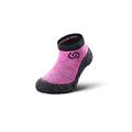 SKINNERS Minimalist Barefoot Sock Shoes for KIDS | Ultra Portable & Lightweight Footwear | (Candy Pink (Black Logo), size 30 - 32)
