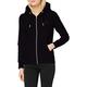 Superdry Women's Orange Label Ziphood Ns Sweater, Black, XS (Size:8)