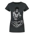 Bruce Lee Gung Fu Scratch Charcoal Women's T-Shirt by BNA78