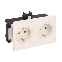 Rehau Steckdose 2-fach BRK 2STD cws 6121012 Image