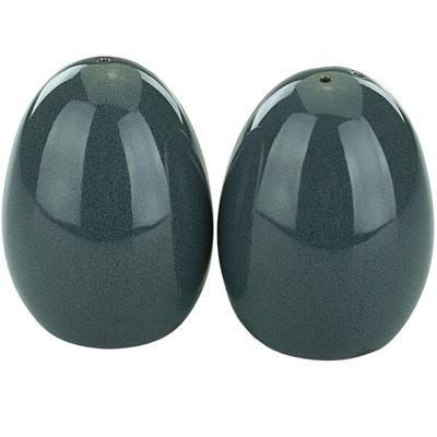 International Tableware LU-101-MI Luna 2.5 oz. Midnight Blue Porcelain Salt and Pepper Shaker Set - 24/Case