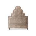 My Chic Nest Meela Panel Headboard Faux Leather/Upholstered/Velvet/Polyester/Linen/Cotton | 65 H x 80 W x 5.9 D in | Wayfair 548-103-1120-K