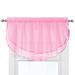 Gracie Oaks Penobscot Elegance Sheer Ascot 60" Window Valance Polyester in Pink | 24 H x 60 W x 7 D in | Wayfair 1CBC779A4051420AA08A0EF9B9EE32DF