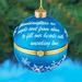 The Holiday Aisle® Holiday Sentiment Trinket Ball Ornament in Blue | 2.75 H x 2.5 W x 2.31 D in | Wayfair F5F8EC5C14A342B0A23B2A3E361D9EF8