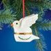 The Holiday Aisle® Hand Painted Trinket Hanging Figurine Ornament in White | 3 H x 2.5 W x 2.5 D in | Wayfair 2F9CE5FC6597464782C773443E486135