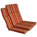 Bayou Breeze Indoor/Outdoor Seat/Back Cushion Polyester in Red | 3 H x 20.5 W x 44.5 D in | Wayfair 93D68BC8906340659D5E32B8AF6E7D3A