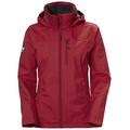 Helly Hansen Women's W Crew Hooded Jacket, 162 RED, L UK