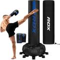 RDX XXL 150KG 6ft Free Standing Punch Bag with Gloves & Cover - Heavy Pedestal Bag with Stand for Kickboxing, Boxing, MMA, Muay Thai Karate, Adult Freestanding Bag for Office, Gym Home Fitness Workout