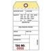 INVENTORY TAGS - Two-Part Carbonless NCR 3-1/8 x 6-1/4 Box of 500 Numbered 34500-34999