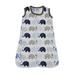 Bacati - Elephants 100% Cotton breathable Muslin Sleep Sack (Choose Your Size)