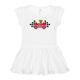 Inktastic Race Car Racing Bear Animal Girls Toddler Dress