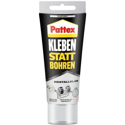 Pattex Montagekleber Kleben statt Bohren Kristallklar 90 g Tube, transparent Kraftkleber