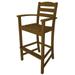 POLYWOODÂ® La Casa Cafe Recycled Plastic Bar Height Arm Chair