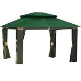 Garden Winds Replacement Canopy Top Cover for the Antigua 10 x 12 Gazebo - Green