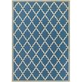 Couristan Monaco Ocean Port Area Rug 7 6 x 10 9 Azure-Sand