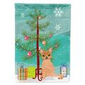 Carolines Treasures BB4415GF Australian Mist Cat Merry Christmas Tree Flag Garden Size Small multicolor