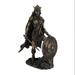 Viking Shieldmaiden Bronze Finished Statue Norse Mythology