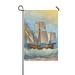 MYPOP Boat Yard Garden Flag 12 x 18 Inches