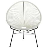 Acapulco Outdoor Lounge Chair - White Cord