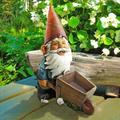 Design Toscano Wheelbarrow Willie: Garden Gnome Statue