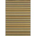 Style Haven Bar Harbour Striped Multi Striped Indoor-Outdoor Area Rug 5 3 x 7 6 5 x 8 Accent Outdoor Indoor Kitchen Patio Dining Room