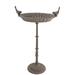 Two Birds Cast Iron Birdbath 24 Tall