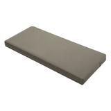 Classic Accessories RavennaÂ® Patio Bench/Settee Cushion Slip Cover & Foam - Durable Outdoor Cushion Dark Taupe 42 W x 18 D x 3 Thick