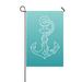 MYPOP Anchor Art Design Garden Flag 12x18 inches Outdoor Celebrating Holidays Decor