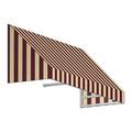 Awntech CN33-US-5BT 5.38 ft. New Yorker Window & Entry Awning Burgundy & Tan - 44 x 36 in.