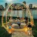 Alvantor Clear Bubble Tent Large Gazebo Pop up Patio Dome10 x10 Beige Halloween