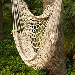 Ktaxon Rope Hammock Swing Seat Cushions Hanging Chair Porch Outdoor Indoor Patio Yard