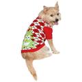 Ugly Pet Dog Cat Christmas Party Costume Sweater With Tree-M